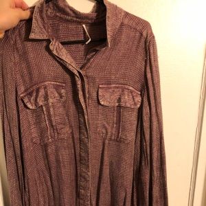 Free People button down